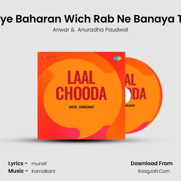 Soniye Baharan Wich Rab Ne Banaya Tenu MP3 Song by Anwar Cover