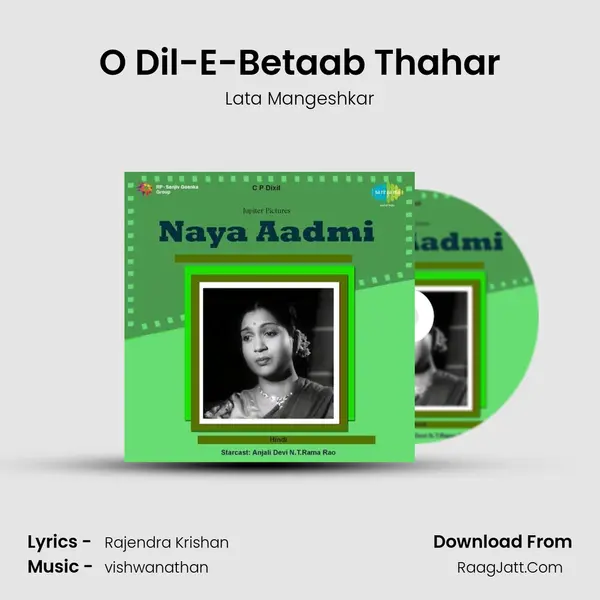 O Dil-E-Betaab Thahar MP3 Song by Lata Mangeshkar Cover