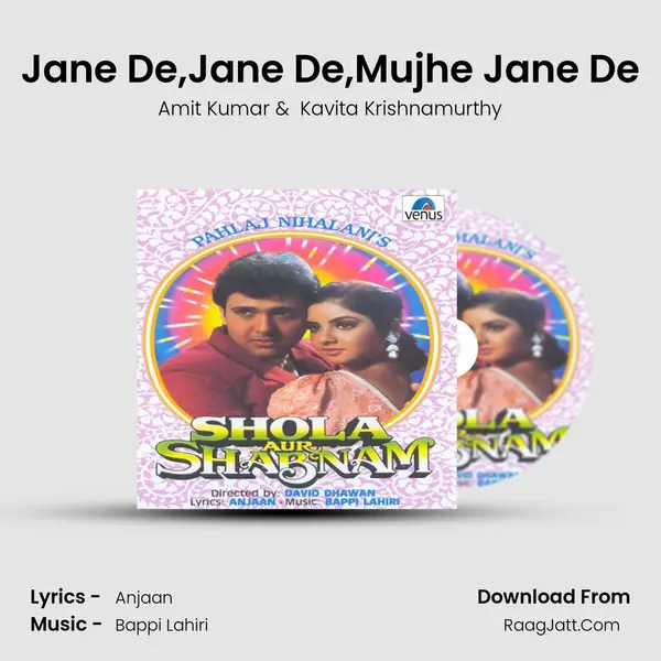 Jane De,Jane De,Mujhe Jane De MP3 Song by Amit Kumar Cover