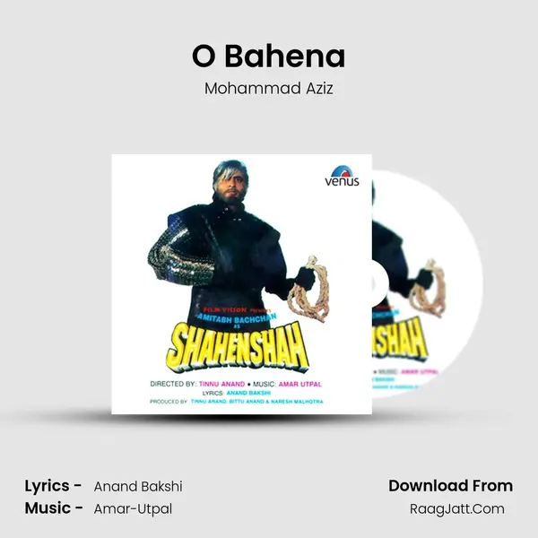 O Bahena MP3 Song by Mohammad Aziz Cover