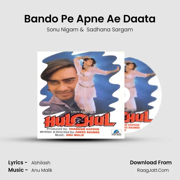 Bando Pe Apne Ae Daata MP3 Song by Sonu Nigam Cover