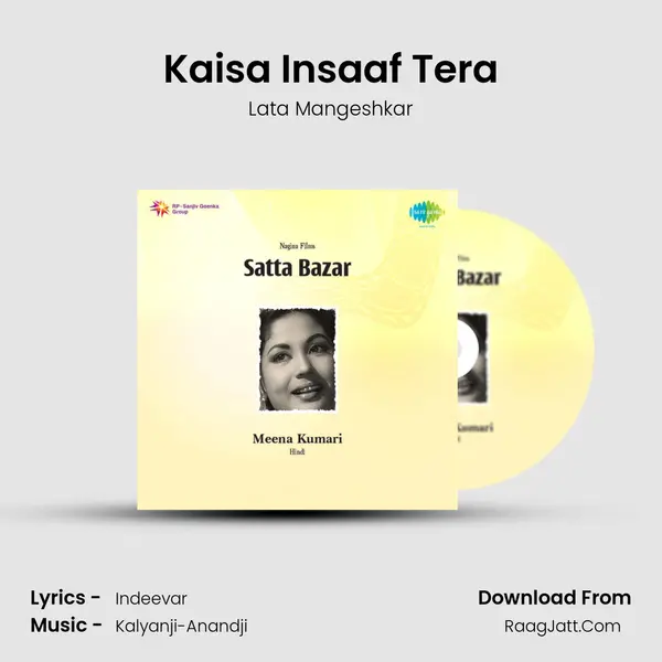 Kaisa Insaaf Tera MP3 Song by Lata Mangeshkar Cover