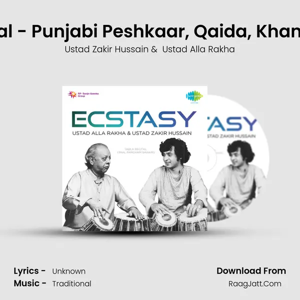 Tabla Recital - Punjabi Peshkaar, Qaida, Khand Jati, Gats MP3 Song by Ustad Zakir Hussain Cover