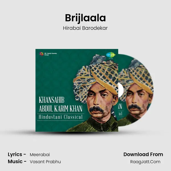 Brijlaala MP3 Song by Hirabai Barodekar Cover