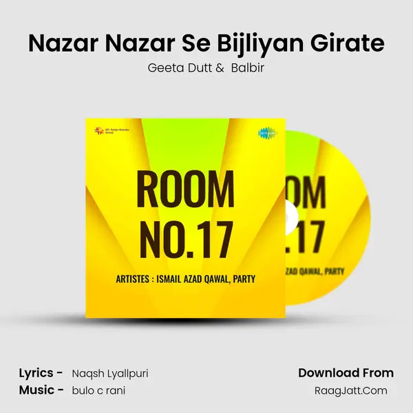 Nazar Nazar Se Bijliyan Girate MP3 Song by Geeta Dutt Cover