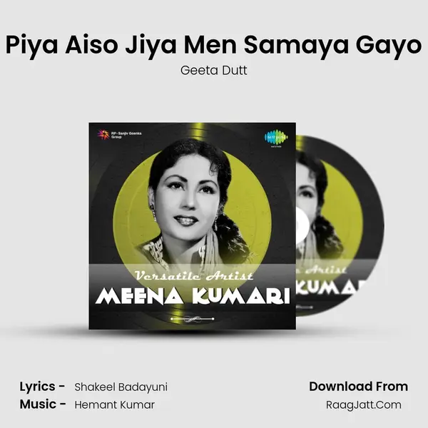 Piya Aiso Jiya Men Samaya Gayo MP3 Song by Geeta Dutt Cover