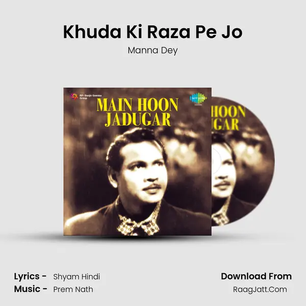 Khuda Ki Raza Pe Jo MP3 Song by Manna Dey Cover