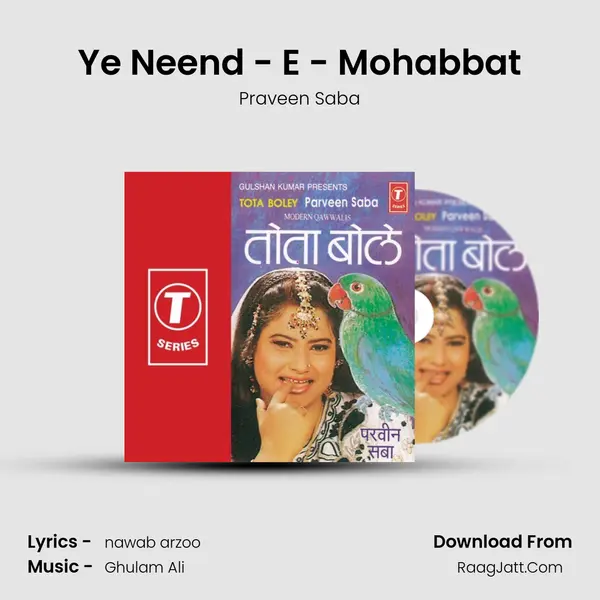Ye Neend - E - Mohabbat MP3 Song by Praveen Saba Cover