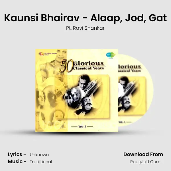 Kaunsi Bhairav - Alaap, Jod, Gat MP3 Song by Pt. Ravi Shankar Cover