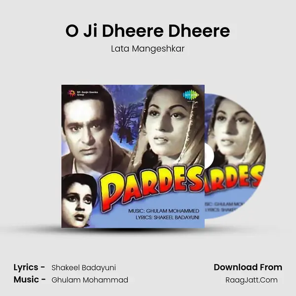 O Ji Dheere Dheere MP3 Song by Lata Mangeshkar Cover