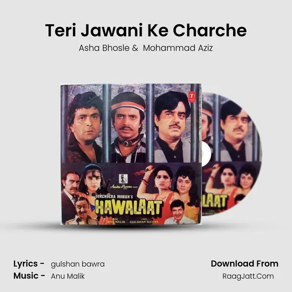 Teri Jawani Ke Charche MP3 Song by Asha Bhosle Cover