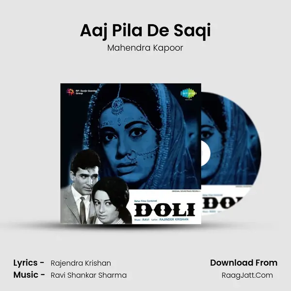 Aaj Pila De Saqi MP3 Song by Mahendra Kapoor Cover
