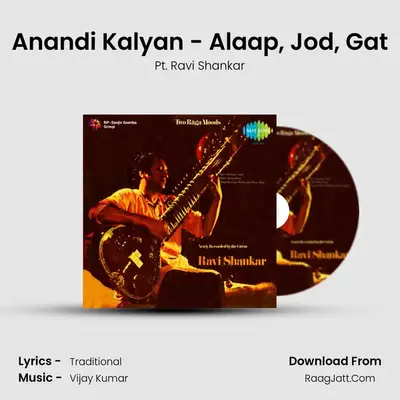 Anandi Kalyan - Alaap, Jod, Gat MP3 Song by Pt. Ravi Shankar Cover