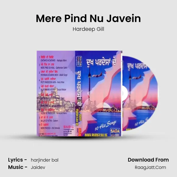 Mere Pind Nu Javein MP3 Song by Hardeep Gill Cover
