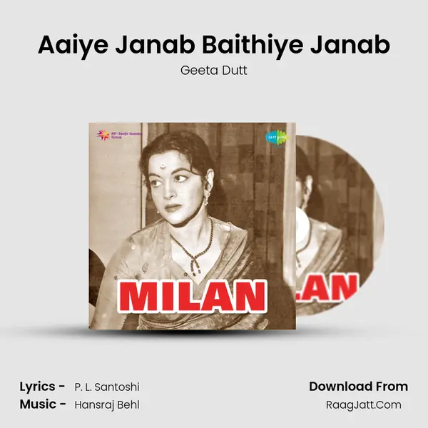 Aaiye Janab Baithiye Janab MP3 Song by Geeta Dutt Cover