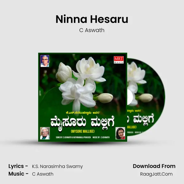 Ninna Hesaru MP3 Song by C Aswath Cover