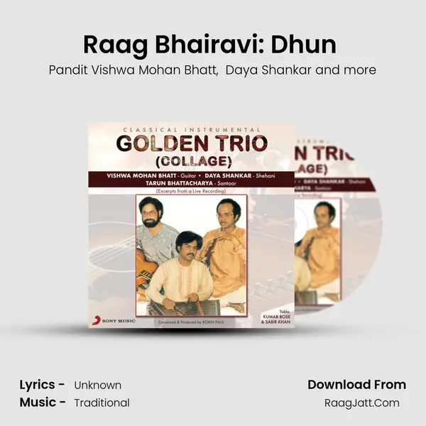 Raag Bhairavi: Dhun (Live) MP3 Song by Pandit Vishwa Mohan Bhatt Cover