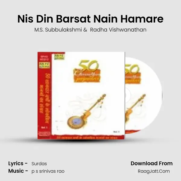 Nis Din Barsat Nain Hamare MP3 Song by M.S. Subbulakshmi Cover