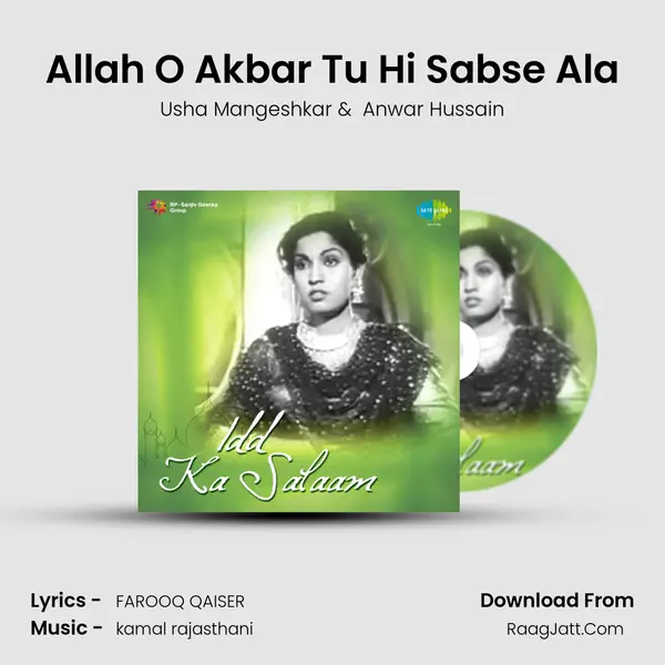 Allah O Akbar Tu Hi Sabse Ala MP3 Song by Usha Mangeshkar Cover