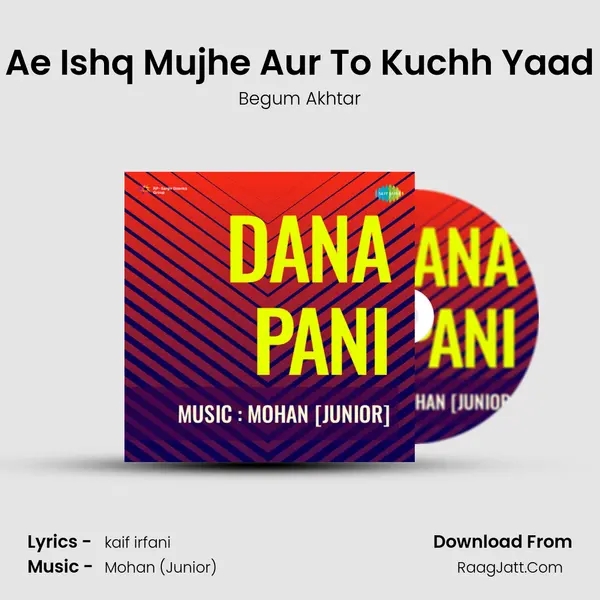 Ae Ishq Mujhe Aur To Kuchh Yaad MP3 Song by Begum Akhtar Cover