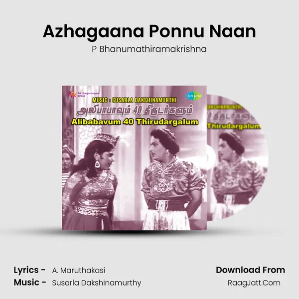 Azhagaana Ponnu Naan MP3 Song by P Bhanumathiramakrishna Cover