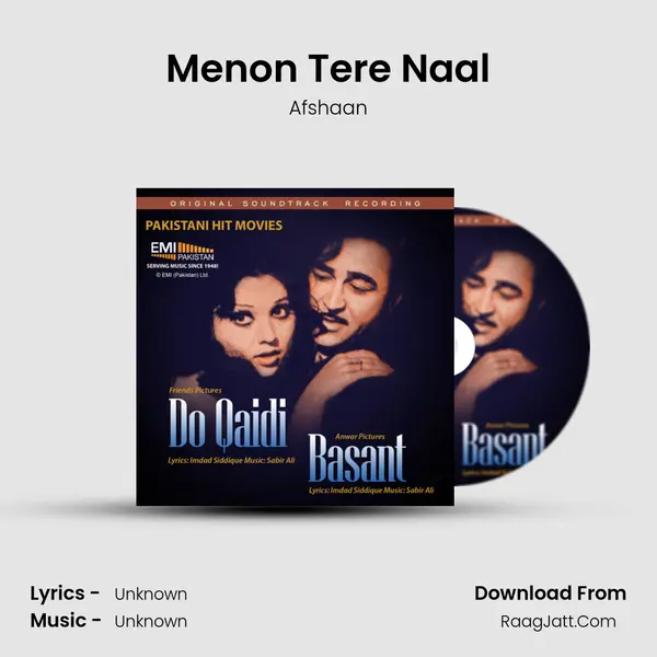 Menon Tere Naal MP3 Song by Afshaan Cover