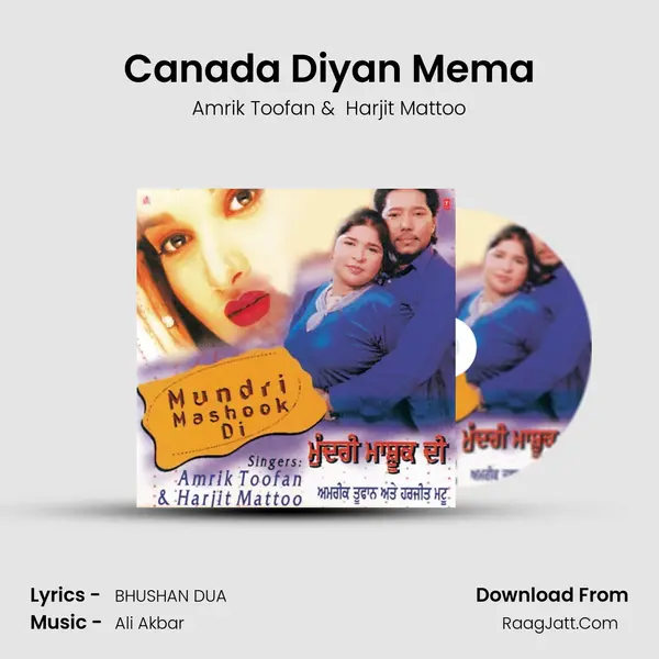 Canada Diyan Mema MP3 Song by Amrik Toofan Cover
