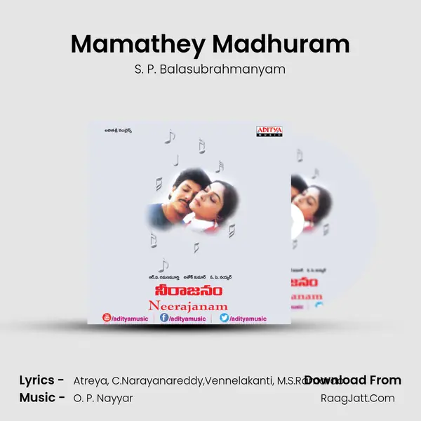 Mamathey Madhuram MP3 Song by S. P. Balasubrahmanyam Cover
