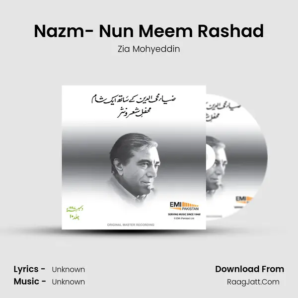 Nazm- Nun Meem Rashad MP3 Song by Zia Mohyeddin Cover