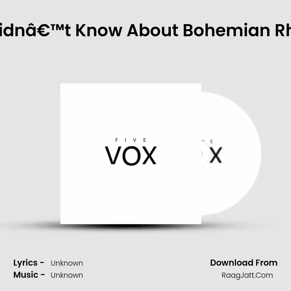 20 Facts You Didnâ€™t Know About Bohemian Rhapsody Movie MP3 Song by  Cover