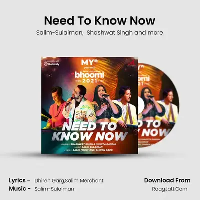 Need To Know Now MP3 Song by Salim-Sulaiman Cover