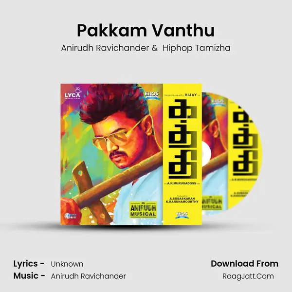 Pakkam Vanthu MP3 Song by Anirudh Ravichander Cover