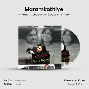 Maramkothiye (From "Ahâ€¦Aah") Cover