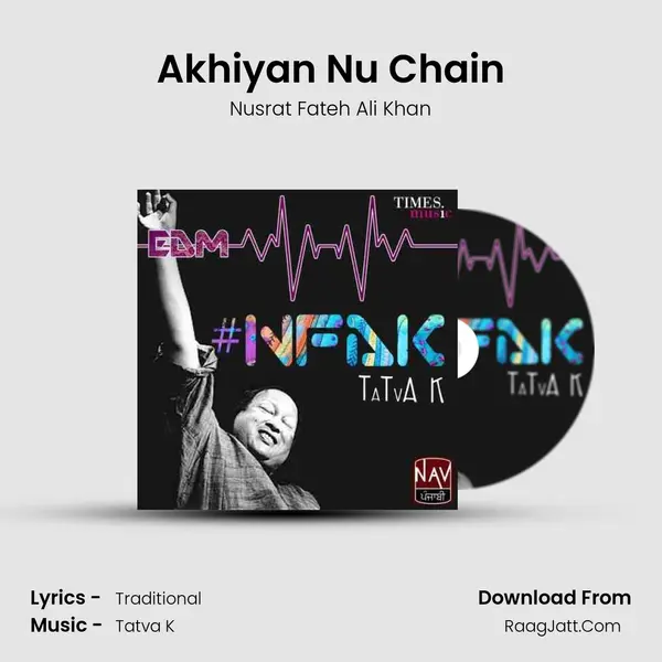 Akhiyan Nu Chain MP3 Song by Nusrat Fateh Ali Khan Cover