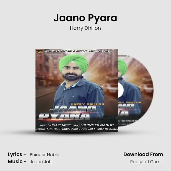 Jaano Pyara MP3 Song by Harry Dhillon Cover