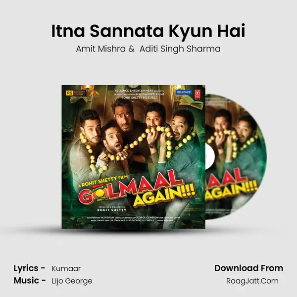 Itna Sannata Kyun Hai MP3 Song by Amit Mishra Cover