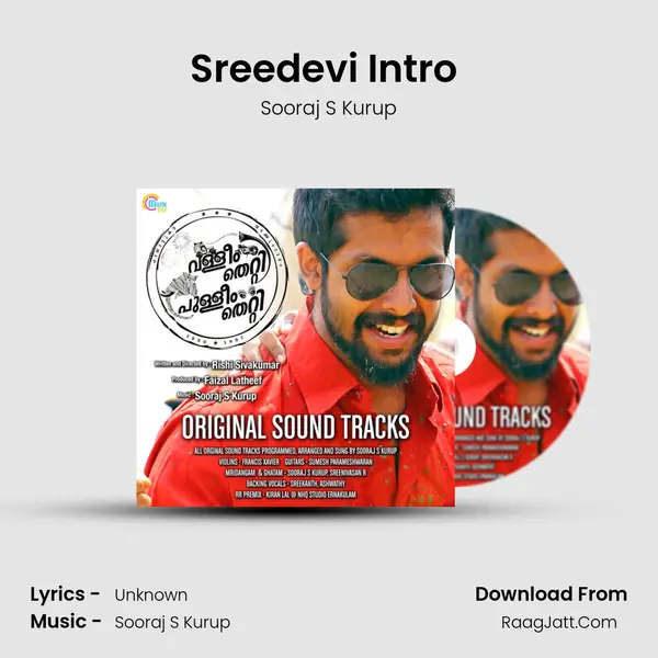 Sreedevi Intro (Suttum Vizhi Sudar Thaan) MP3 Song by Sooraj S Kurup Cover