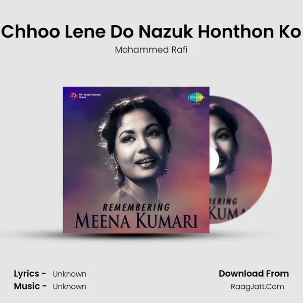 Chhoo Lene Do Nazuk Honthon Ko Cover