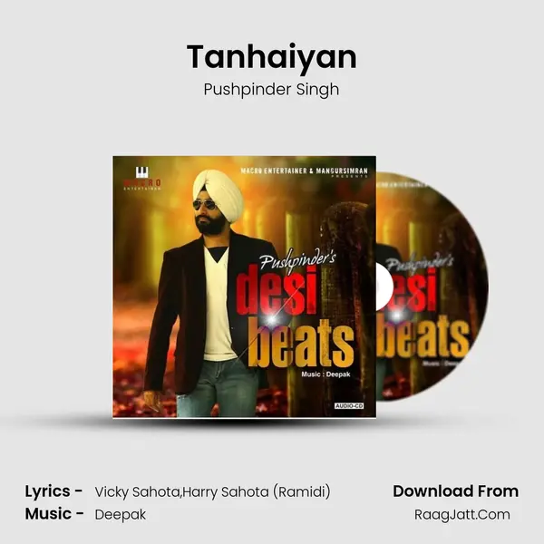 Tanhaiyan MP3 Song by Pushpinder Singh Cover