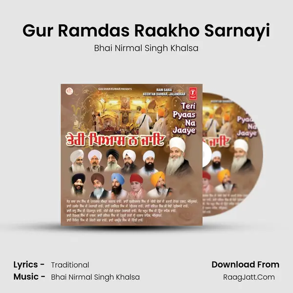 Gur Ramdas Raakho Sarnayi MP3 Song by Bhai Nirmal Singh Khalsa Cover