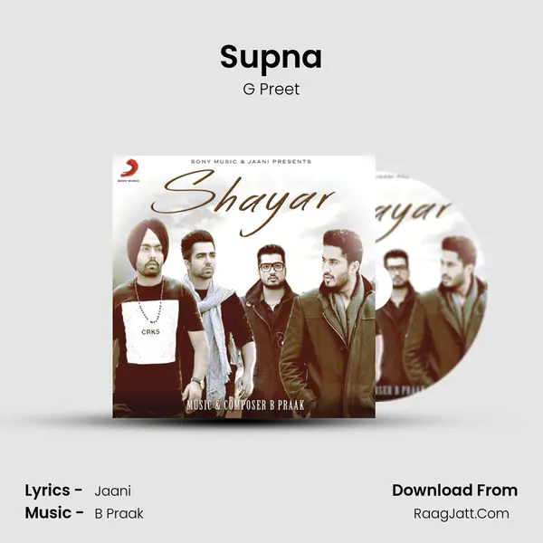 Supna MP3 Song by G Preet Cover