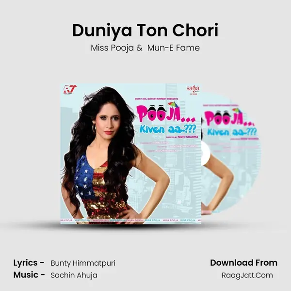 Duniya Ton Chori MP3 Song by Miss Pooja Cover