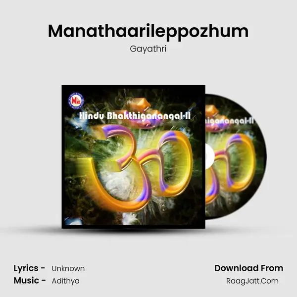 Manathaarileppozhum MP3 Song by Gayathri Cover