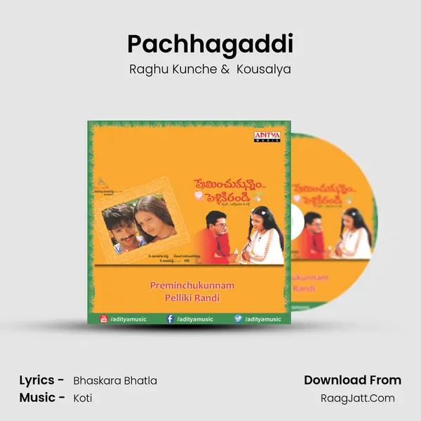 Pachhagaddi MP3 Song by Raghu Kunche Cover
