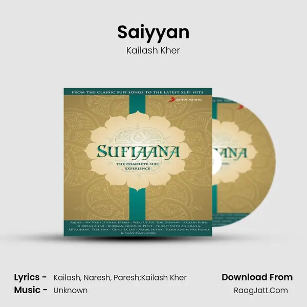 Saiyyan MP3 Song by Kailash Kher Cover