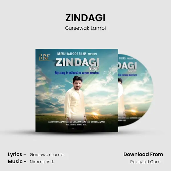 ZINDAGI MP3 Song by Gursewak Lambi Cover