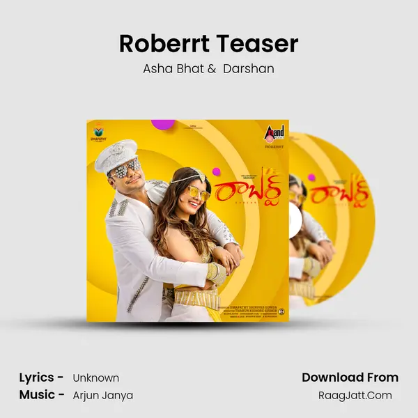 Roberrt Teaser MP3 Song by Asha Bhat Cover