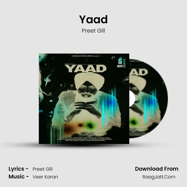 Yaad MP3 Song by Preet Gill Cover