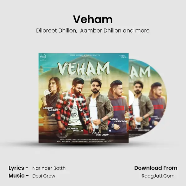 Veham MP3 Song by Dilpreet Dhillon Cover