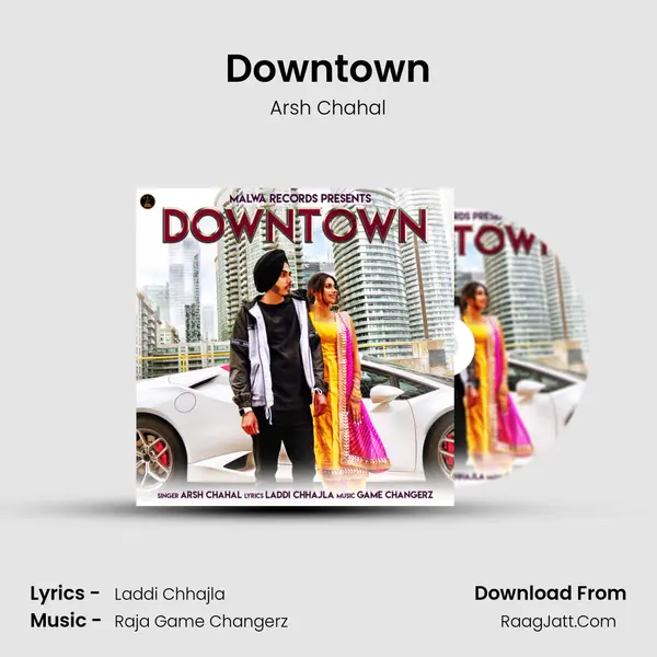 Downtown MP3 Song by Arsh Chahal Cover